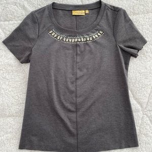Jewel neck blouse, size S